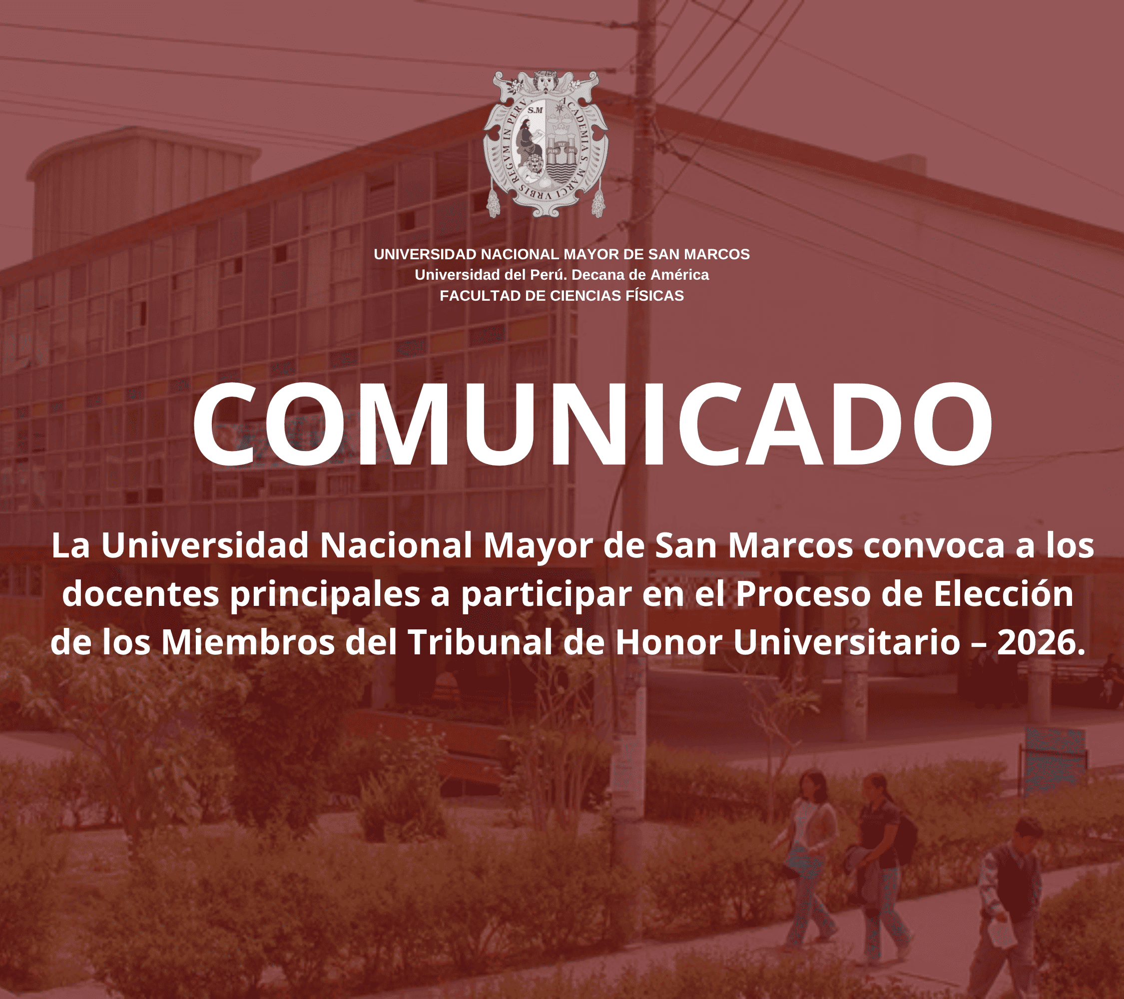 Proceso de Elección de los Miembros del Tribunal de Honor Universitario – 2026