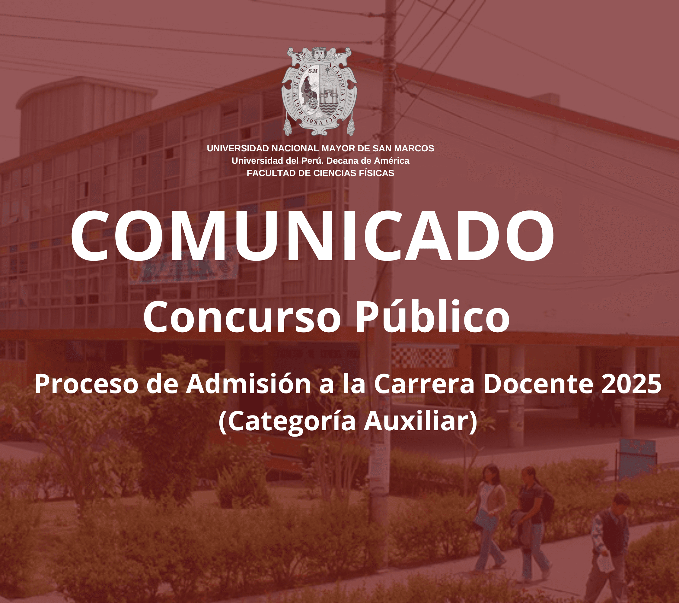 Proceso de Admisión a la Carrera Docente 2025 (Categoría Auxiliar)